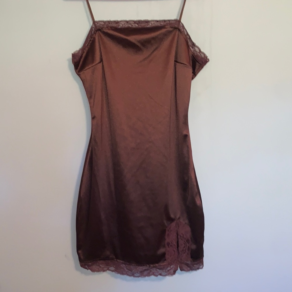 NWOT silk slit-dress 💌
